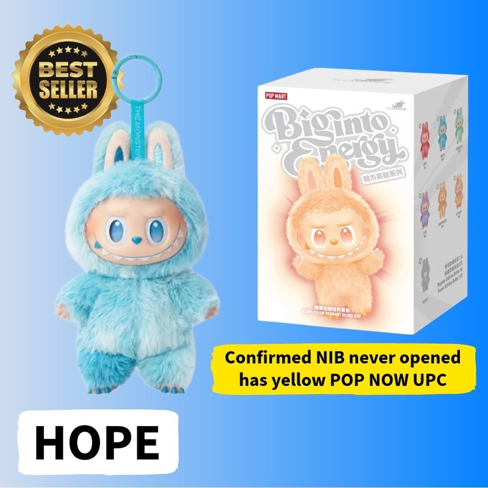 Authentic NIB Labubu Hope - Big into energy - Picture 12 of 12